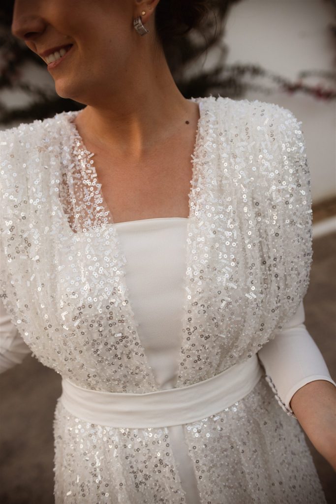 cambio de vestido de novia